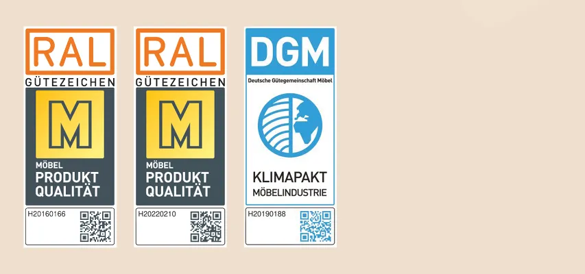 Gütesiegel Goldenes M